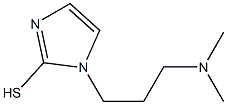 1-[3-(dimethylamino)propyl]-1H-imidazole-2-thiol 구조식 이미지
