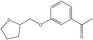 1-[3-(tetrahydrofuran-2-ylmethoxy)phenyl]ethanone 구조식 이미지