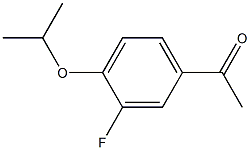 1-[3-fluoro-4-(propan-2-yloxy)phenyl]ethan-1-one 구조식 이미지