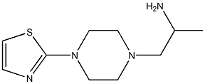 1-[4-(1,3-thiazol-2-yl)piperazin-1-yl]propan-2-amine 구조식 이미지