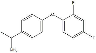 1-[4-(2,4-difluorophenoxy)phenyl]ethan-1-amine Structure