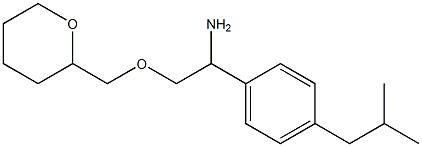 1-[4-(2-methylpropyl)phenyl]-2-(oxan-2-ylmethoxy)ethan-1-amine Structure