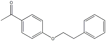 1-[4-(2-phenylethoxy)phenyl]ethan-1-one 구조식 이미지