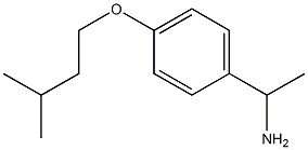 1-[4-(3-methylbutoxy)phenyl]ethanamine Structure