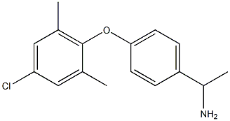 1-[4-(4-chloro-2,6-dimethylphenoxy)phenyl]ethan-1-amine Structure