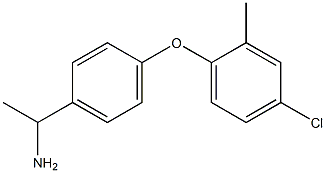 1-[4-(4-chloro-2-methylphenoxy)phenyl]ethan-1-amine Structure