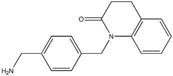 1-[4-(aminomethyl)benzyl]-3,4-dihydroquinolin-2(1H)-one Structure
