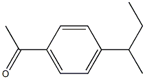 1-[4-(butan-2-yl)phenyl]ethan-1-one Structure