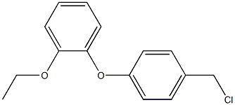 1-[4-(chloromethyl)phenoxy]-2-ethoxybenzene Structure