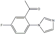 1-[5-fluoro-2-(1H-imidazol-1-yl)phenyl]ethan-1-one Structure