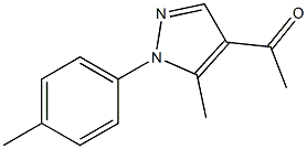 1-[5-methyl-1-(4-methylphenyl)-1H-pyrazol-4-yl]ethan-1-one Structure