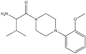 1-{[4-(2-methoxyphenyl)piperazin-1-yl]carbonyl}-2-methylpropylamine Structure