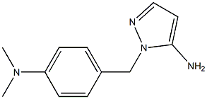 1-{[4-(dimethylamino)phenyl]methyl}-1H-pyrazol-5-amine Structure