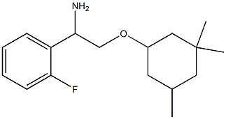 1-{1-amino-2-[(3,3,5-trimethylcyclohexyl)oxy]ethyl}-2-fluorobenzene Structure