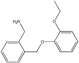 1-{2-[(2-ethoxyphenoxy)methyl]phenyl}methanamine 구조식 이미지