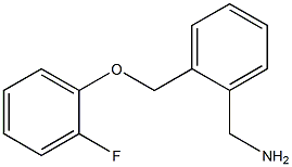 1-{2-[(2-fluorophenoxy)methyl]phenyl}methanamine Structure