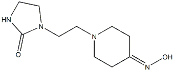 1-{2-[4-(hydroxyimino)piperidin-1-yl]ethyl}imidazolidin-2-one 구조식 이미지