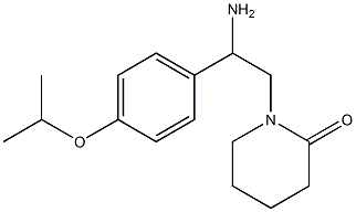 1-{2-amino-2-[4-(propan-2-yloxy)phenyl]ethyl}piperidin-2-one Structure