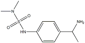 1-{4-[(dimethylsulfamoyl)amino]phenyl}ethan-1-amine Structure