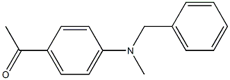 1-{4-[benzyl(methyl)amino]phenyl}ethan-1-one Structure