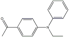 1-{4-[ethyl(phenyl)amino]phenyl}ethan-1-one 구조식 이미지