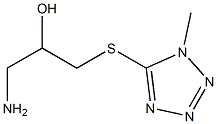 1-amino-3-[(1-methyl-1H-1,2,3,4-tetrazol-5-yl)sulfanyl]propan-2-ol Structure