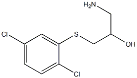 1-amino-3-[(2,5-dichlorophenyl)sulfanyl]propan-2-ol Structure