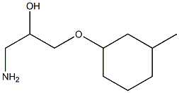 1-amino-3-[(3-methylcyclohexyl)oxy]propan-2-ol Structure