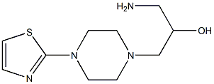 1-amino-3-[4-(1,3-thiazol-2-yl)piperazin-1-yl]propan-2-ol 구조식 이미지