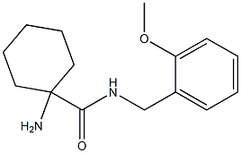 1-amino-N-(2-methoxybenzyl)cyclohexanecarboxamide 구조식 이미지