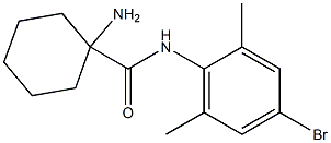 1-amino-N-(4-bromo-2,6-dimethylphenyl)cyclohexane-1-carboxamide 구조식 이미지