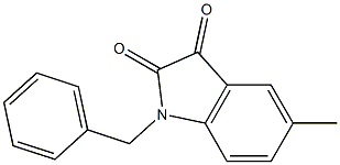 1-benzyl-5-methyl-2,3-dihydro-1H-indole-2,3-dione Structure