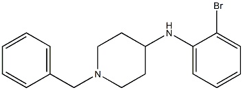 1-benzyl-N-(2-bromophenyl)piperidin-4-amine Structure