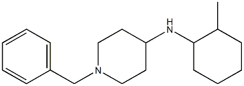 1-benzyl-N-(2-methylcyclohexyl)piperidin-4-amine 구조식 이미지