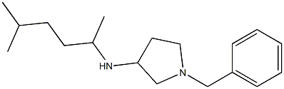 1-benzyl-N-(5-methylhexan-2-yl)pyrrolidin-3-amine 구조식 이미지