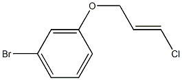 1-bromo-3-{[(2E)-3-chloroprop-2-enyl]oxy}benzene 구조식 이미지