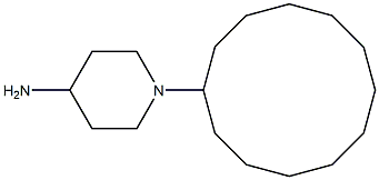 1-cyclododecylpiperidin-4-amine Structure