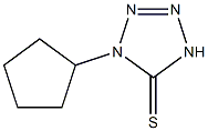 1-cyclopentyl-4,5-dihydro-1H-1,2,3,4-tetrazole-5-thione Structure