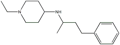1-ethyl-N-(4-phenylbutan-2-yl)piperidin-4-amine Structure