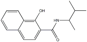 1-hydroxy-N-(3-methylbutan-2-yl)naphthalene-2-carboxamide Structure