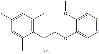 1-mesityl-2-(2-methoxyphenoxy)ethanamine 구조식 이미지