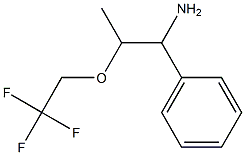 1-phenyl-2-(2,2,2-trifluoroethoxy)propan-1-amine 구조식 이미지