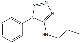 1-phenyl-N-propyl-1H-1,2,3,4-tetrazol-5-amine 구조식 이미지