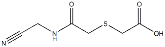 2-({[(cyanomethyl)carbamoyl]methyl}sulfanyl)acetic acid Structure