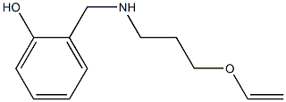 2-({[3-(ethenyloxy)propyl]amino}methyl)phenol Structure