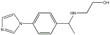 2-({1-[4-(1H-imidazol-1-yl)phenyl]ethyl}amino)ethan-1-ol 구조식 이미지