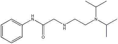 2-({2-[bis(propan-2-yl)amino]ethyl}amino)-N-phenylacetamide Structure