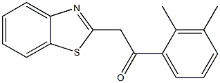 2-(1,3-benzothiazol-2-yl)-1-(2,3-dimethylphenyl)ethan-1-one Structure