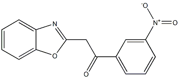 2-(1,3-benzoxazol-2-yl)-1-(3-nitrophenyl)ethan-1-one Structure