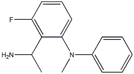 2-(1-aminoethyl)-3-fluoro-N-methyl-N-phenylaniline Structure